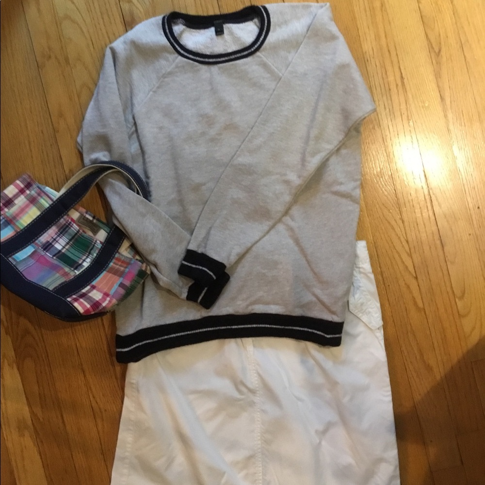 J Crew varsity sweatshirt M